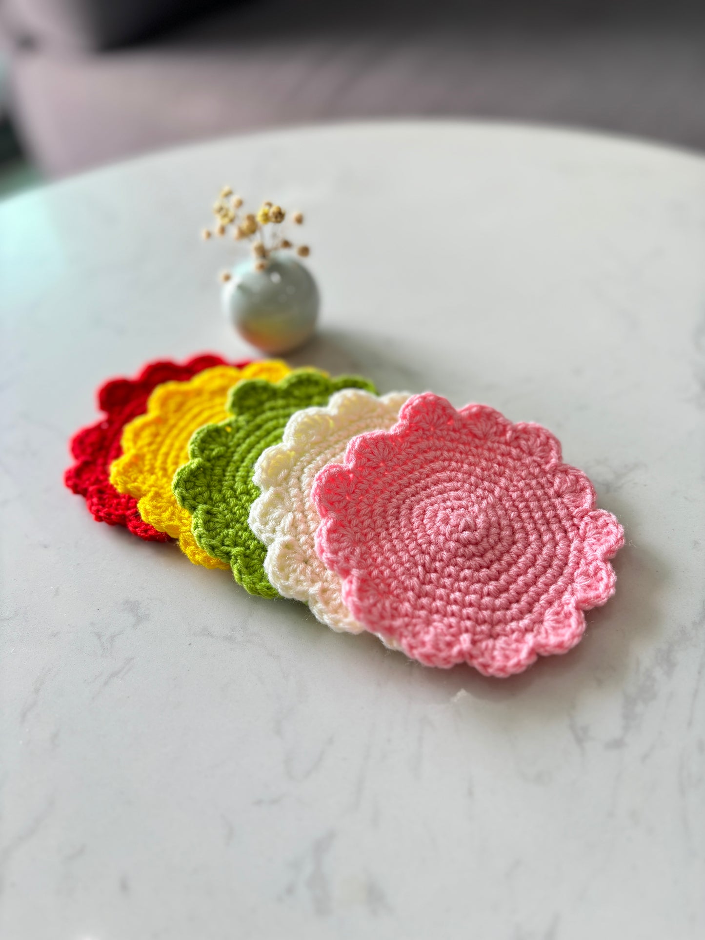 Flower Coaster Crochet Kit - K8