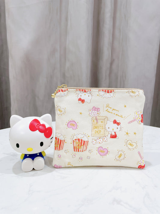 Hello Kitty Popcorn Small Zipper Pouch - P40