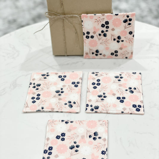 Floral Fabric Coaster (Set of 4) - FC13