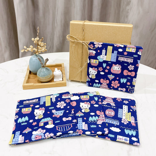 Hello Kitty Fabric Coaster (Set of 4) - FC22
