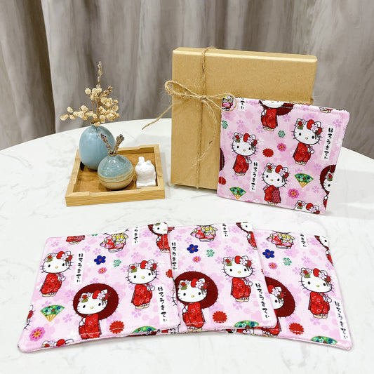 Hello Kitty Fabric Coaster (Set of 4) - FC27