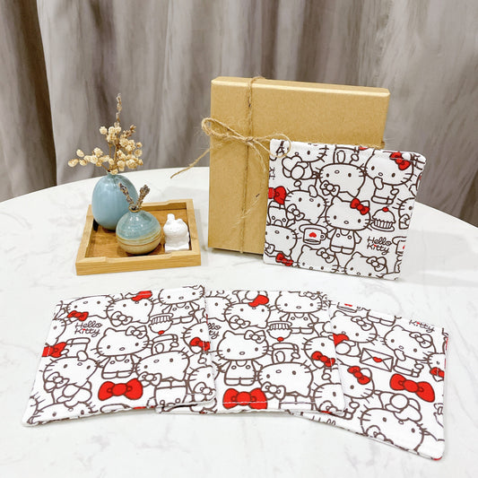 Hello Kitty Fabric Coaster (Set of 4) - FC29