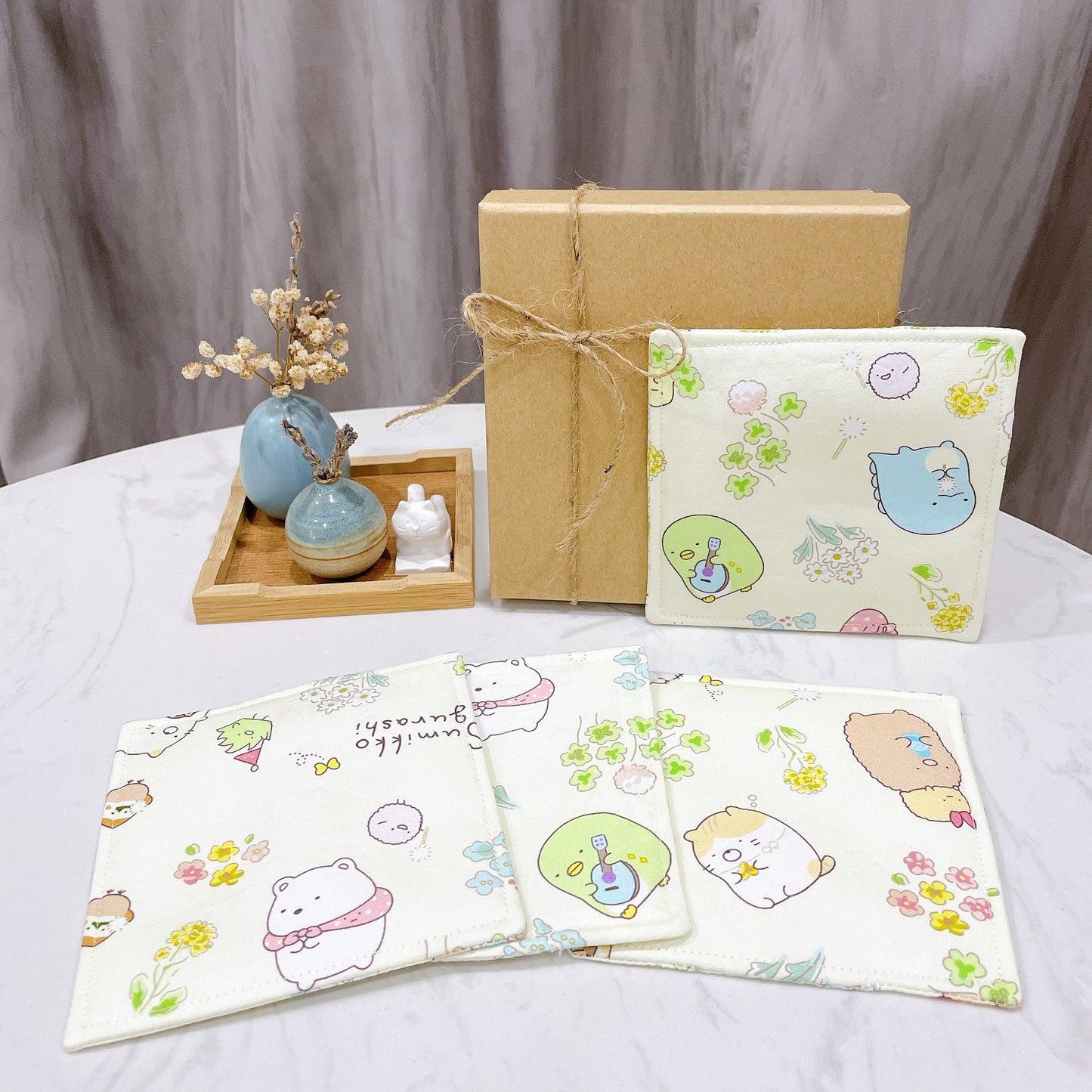 Sumikko Fabric Coaster (Set of 4) - FC49