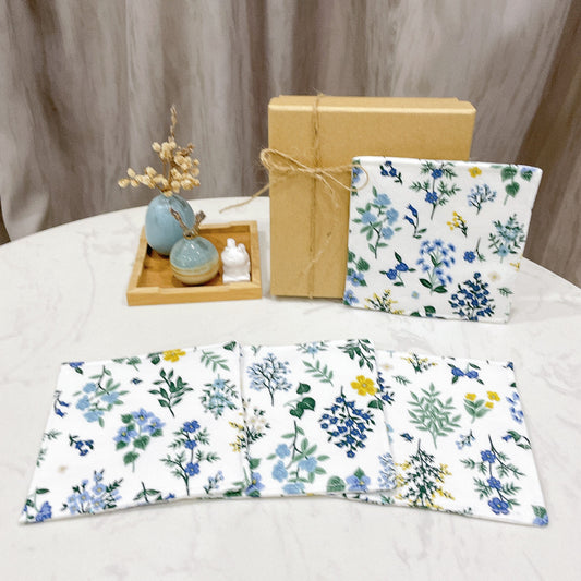 Floral Fabric Coaster (Set of 4) - FC53