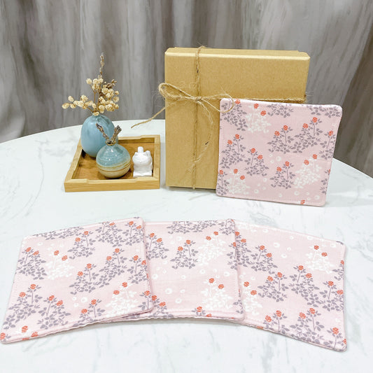 Floral Fabric Coaster (Set of 4) - FC58