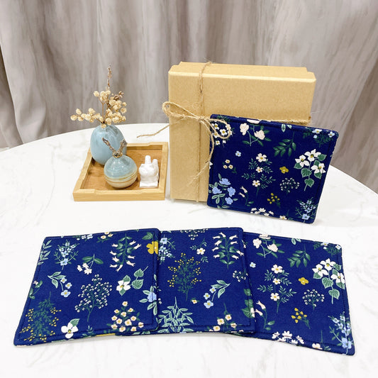 Floral Fabric Coaster (Set of 4) - FC64