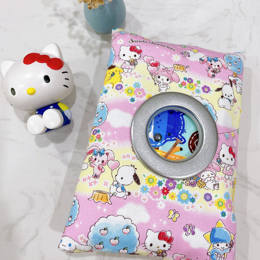Hello Kitty Little Twin Stars Melody Travel Tissue Holder Pouch - TH93