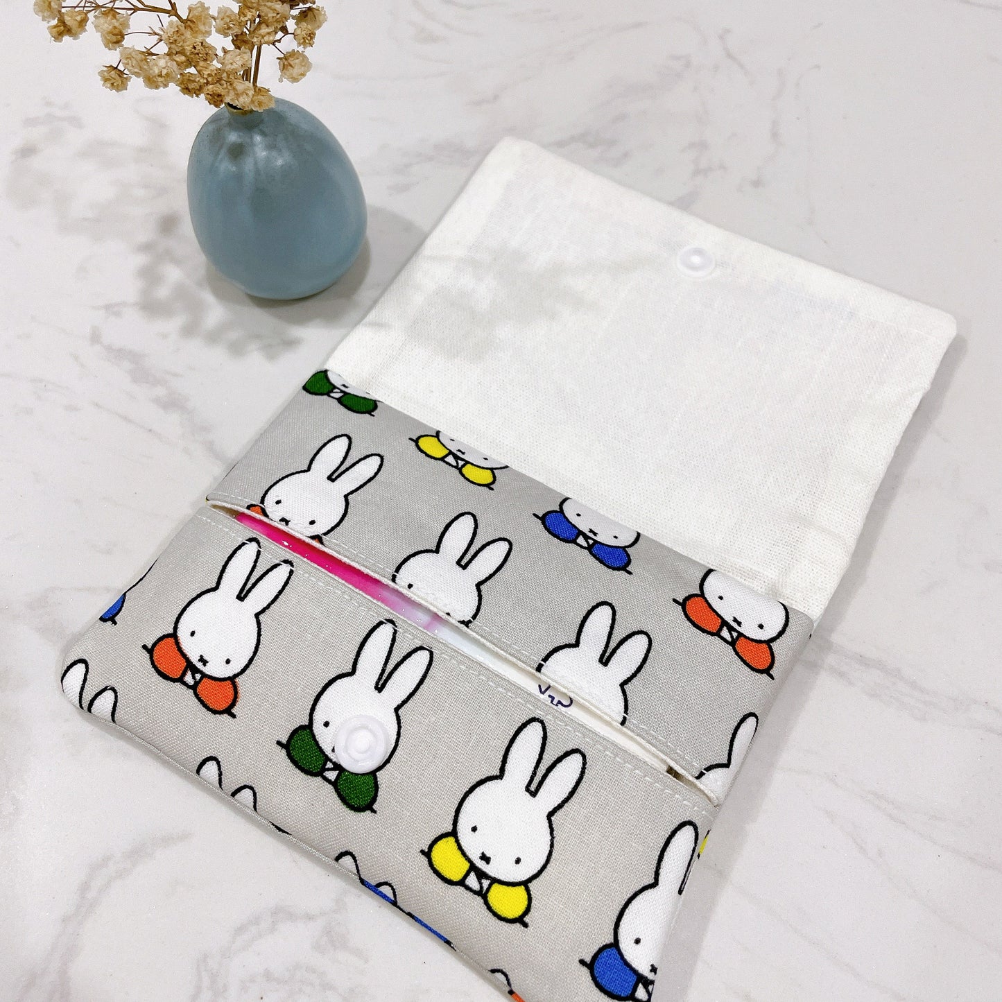 Miffy Pocket Tissue Flap Pouch - TH39