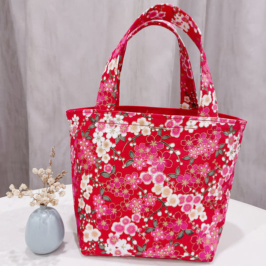 Cherry Blossom Small Tote Bag - TB18