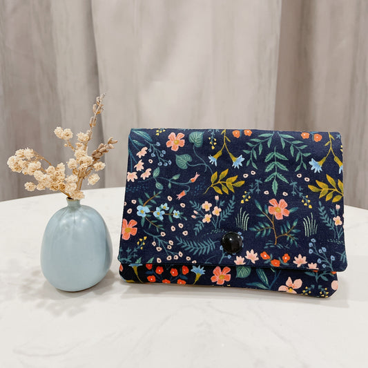 Floral Pocket Tissue Flap Pouch - TH63