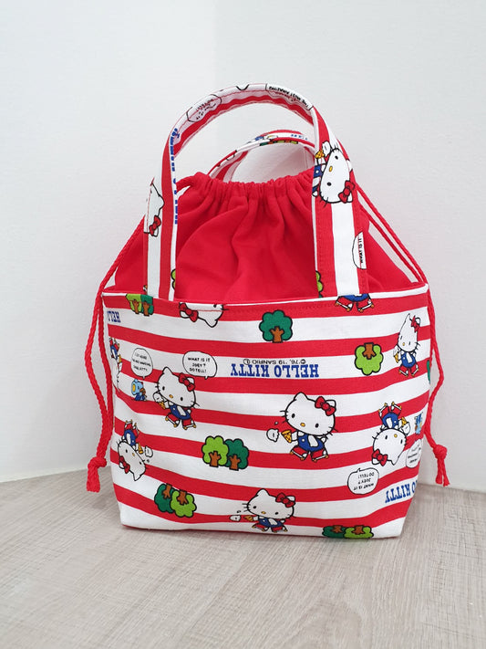 Hello Kitty Drawstring Tote Bag - TB15