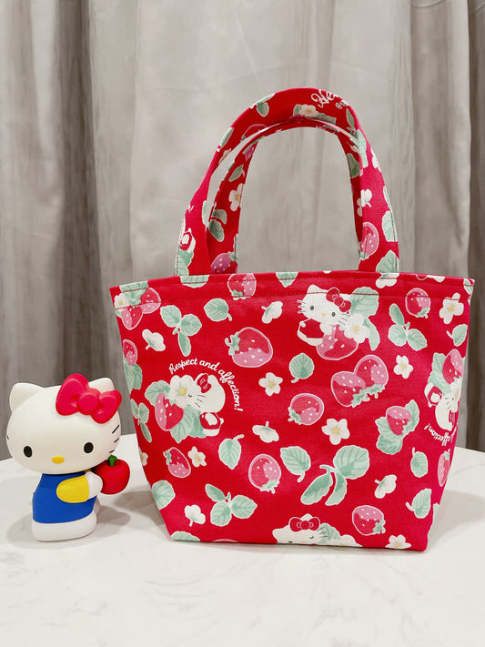 Hello Kitty Strawberry Small Tote Bag - TB26