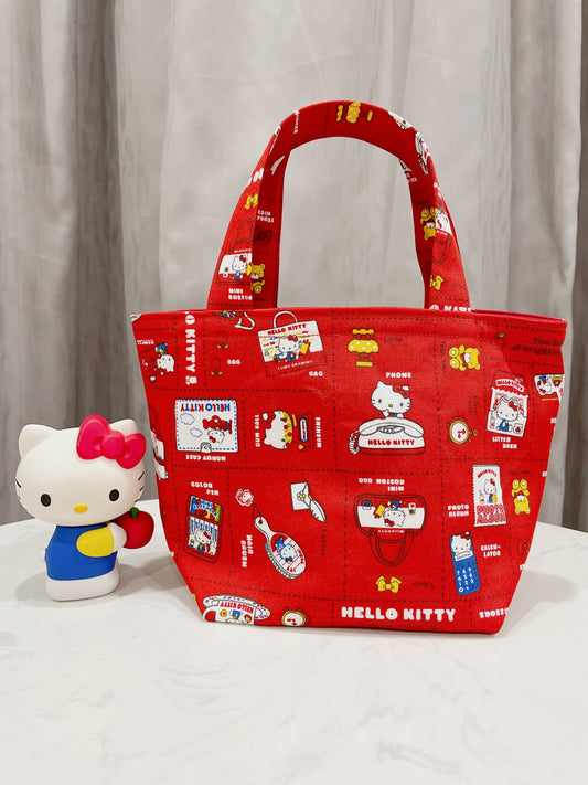 Hello Kitty Grids Small Tote Bag - TB28
