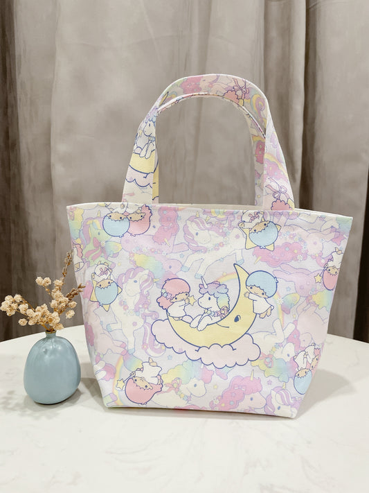 Little Twin Star Moon Small Tote Bag - TB30