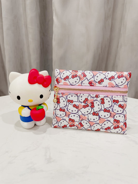 Pink Hello Kitty Water Resistant Zipper Pouch - P25